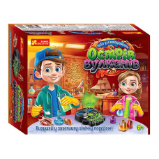 гр Набір для експерементів “Острів вулканів“ 10114153У (18) “Ранок“, 6 дослідів, в коробці