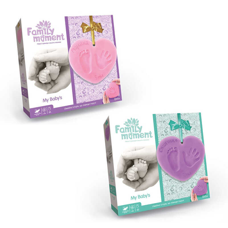 гр Набір для створення зліпків “FAMILY MOMENT“ FMM-01-01.02 УКР. (6) “Danko toys“