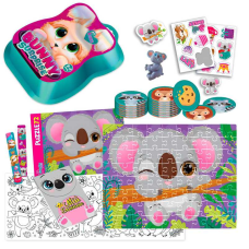 гр Набір для творчості “Bunny surprise“  VT 8080-12 (3) темно-рожевий “Vladi Toys“, пазли, 50 карток, наліпки, іграшка на пальчик, блокнот, інструкція в коробці