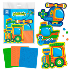 гр Набір для творчості “М`яка мозаїка. Транспорт“ VT4511-10 (укр) (24) “Vladi Toys“