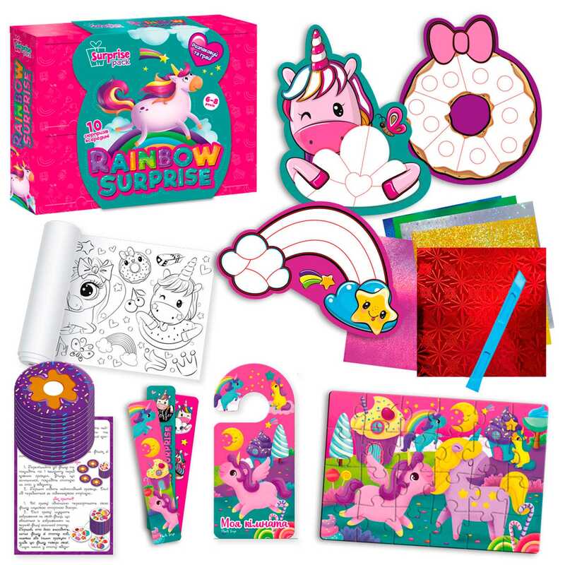 гр Набір для творчості з сюрпризами “Веселка“ VT8080-06 (6) “Vladi Toys“