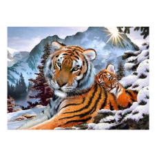 Алмазна мозаїка JS 20400 (50) “TK Group“, “Тварини“, 30х20 в коробці