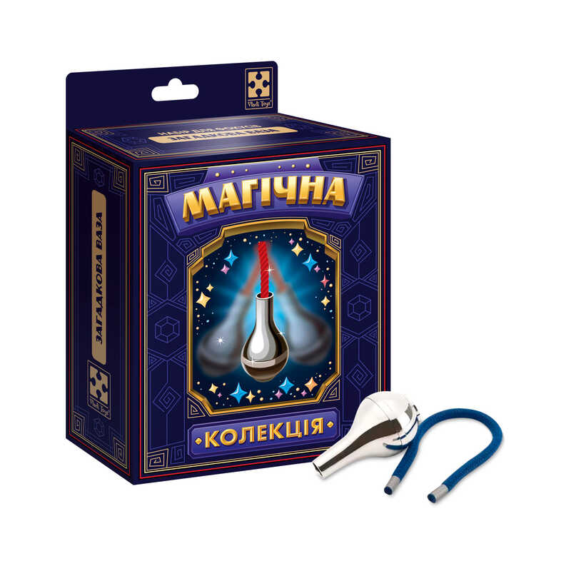 гр Набір для фокусу “Магічна колекція. Загадкова ваза“ VT6012-05 (2) “Vladi Toys“, ваза, мотузка, м“ячик, в коробці