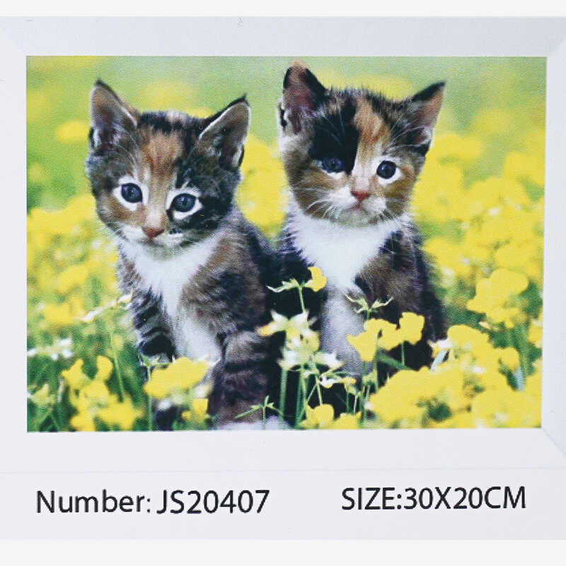 Алмазна мозаїка JS 20407 (50) “TK Group“, “Котики“, 30х20 см, в коробці Алмазна мозаїка JS 20407 (50) “TK Group“, “Котики“, 30х20 см, в коробці