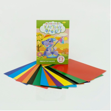 гр Набір кольорового картону  А4 7+7 аркушів НКП-А4-7 (30) “Апельсин“