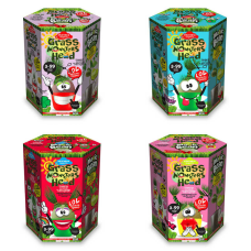 гр Набір творчості “Grass monsters head“ GMH-01-01U,02U,03U...08U УКР. (8) “Danko Toys“