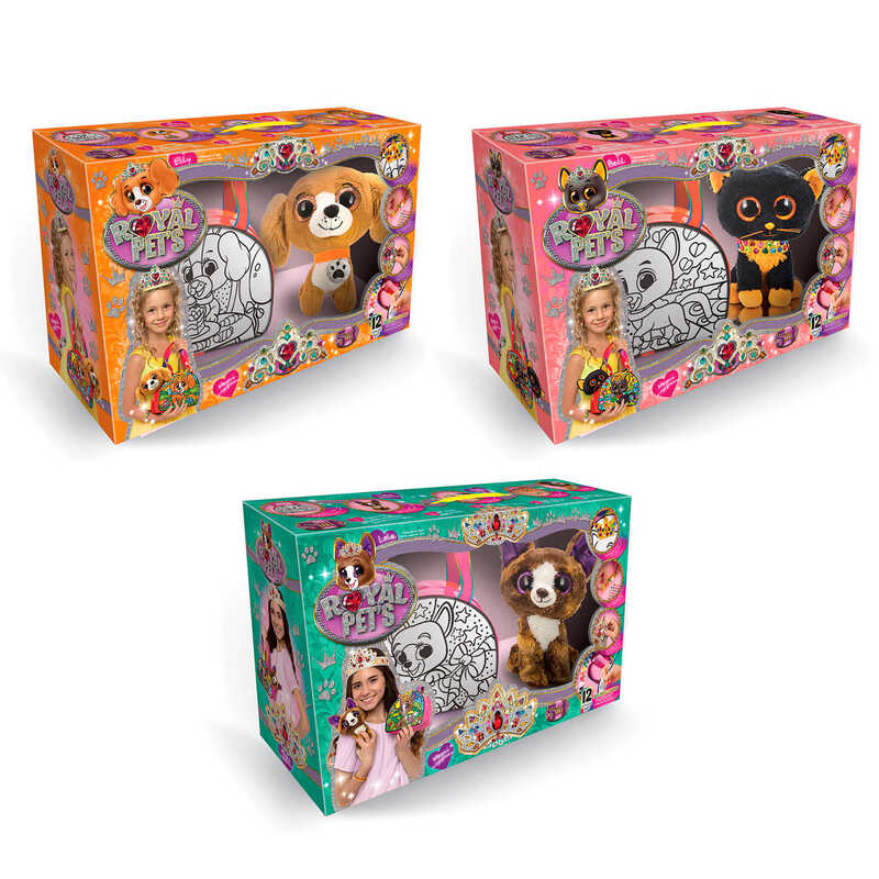 гр Набір творчості “Royal Pet`s“ RP-01-01U, 02U, 03U ... сумочка з собачками укр (4) “Danko Toys“