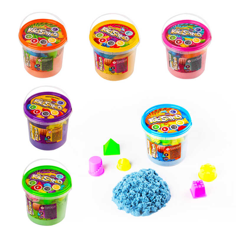 гр Кінетичний пісок “KidSand“ 1000г KS-01-01 (12) “Danko Toys“