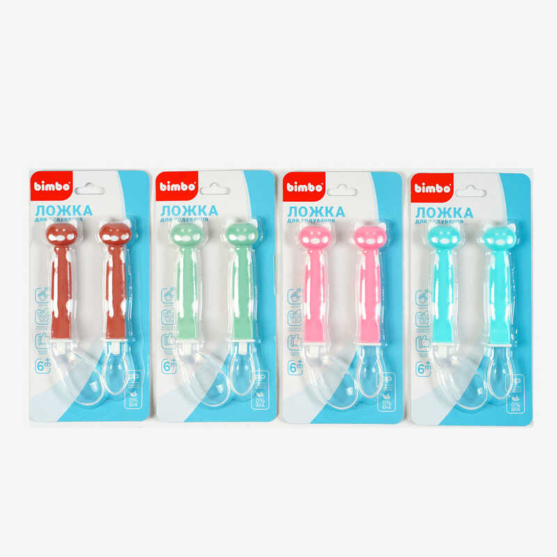 гр Набір ложечок C 63882 (288) “Bimbo“, 4 види, на листі, ВИДАЄТЬСЯ ТІЛЬКИ МІКС ВИДІВ