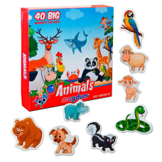 гр Набір магнітів “Animals“ ML4031-16 (24) “Magdum“, 40 магнітів, в коробці