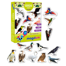 гр Набір магнітів “Birds. Рhoto“ ML4031-30 EN (70) “Magdum“, англ. мова, в коробці