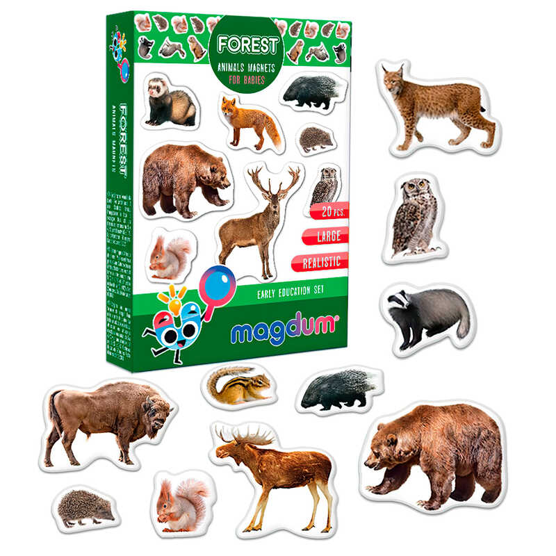 гр Набір магнітів “Forest. Рhoto“ ML4031-29 EN (70) “Magdum“, англ. мова, в коробці