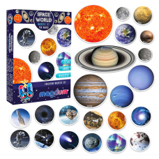 гр Набір магнітів “Space world“ ML4031-22 EN (70) “Magdum“, англ. мова, 22 магніти, в коробці