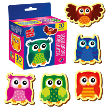 гр Набір магнітів “Кольорові совенята“ VT3106-38 (30) “Vladi Toys“, 10 елементів, у коробці