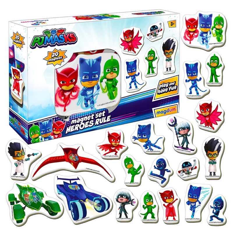 гр Набір магнітів ME 5031-32 “Герої в масках. Правила героїв“ (10) “Magdum“, 20 магнітів, в коробці
