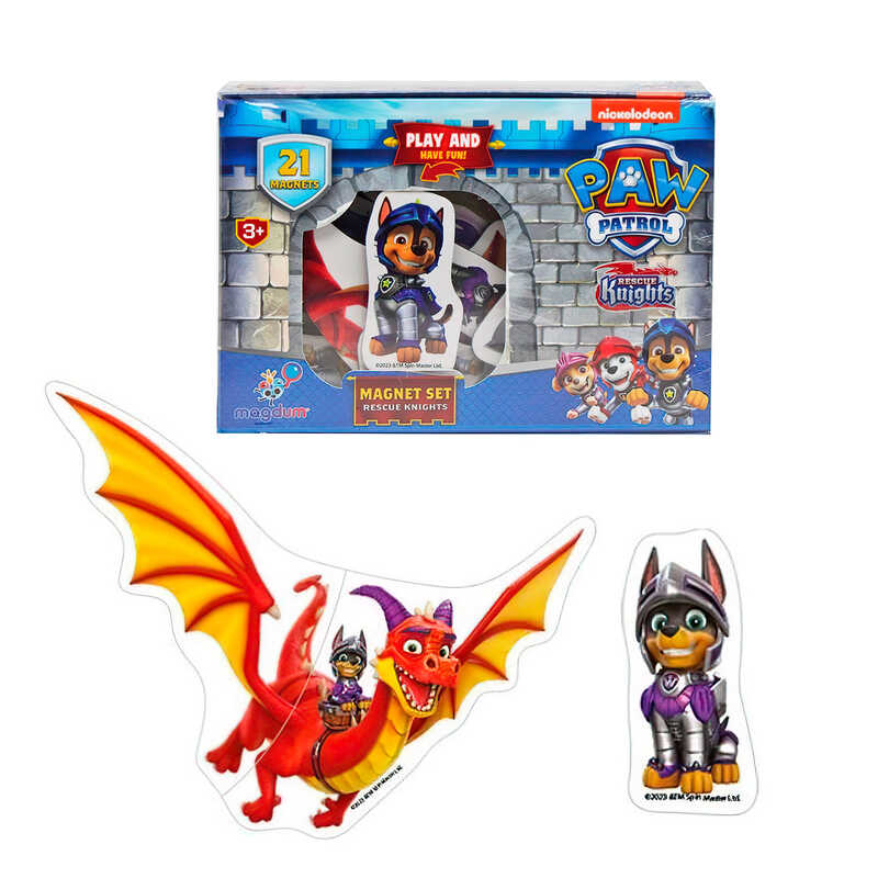 гр Набір магнітів ML 4034-06 “Щенячий патруль. Лицарі“ (60) “Magdum“