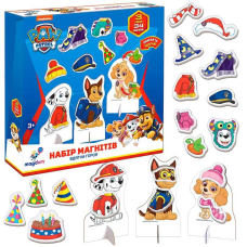 гр Набір магнітів ML 4034-13 “Щенячий патруль. Вдягни героя“ (24) “Magdum“ 3 героя, 34 магніти, в коробці