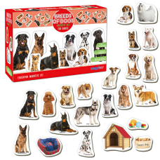 гр Набір магнітів “Породи собак” ML4031-20 EN (24) “Magdum“, англ. мова, у коробці