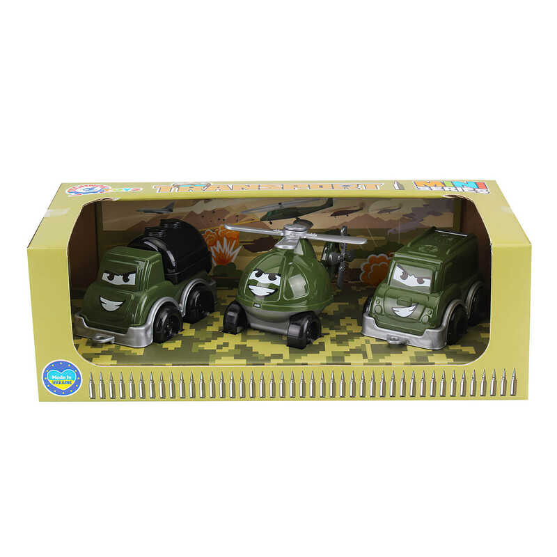 гр Набір машин “Військовий транспорт. Міні“ 9192 (10) “Technok Toys“