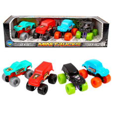 гр Набір машин “Міні траки“ 9567 (12) “Technok Toys“, 4 машинки, в коробці