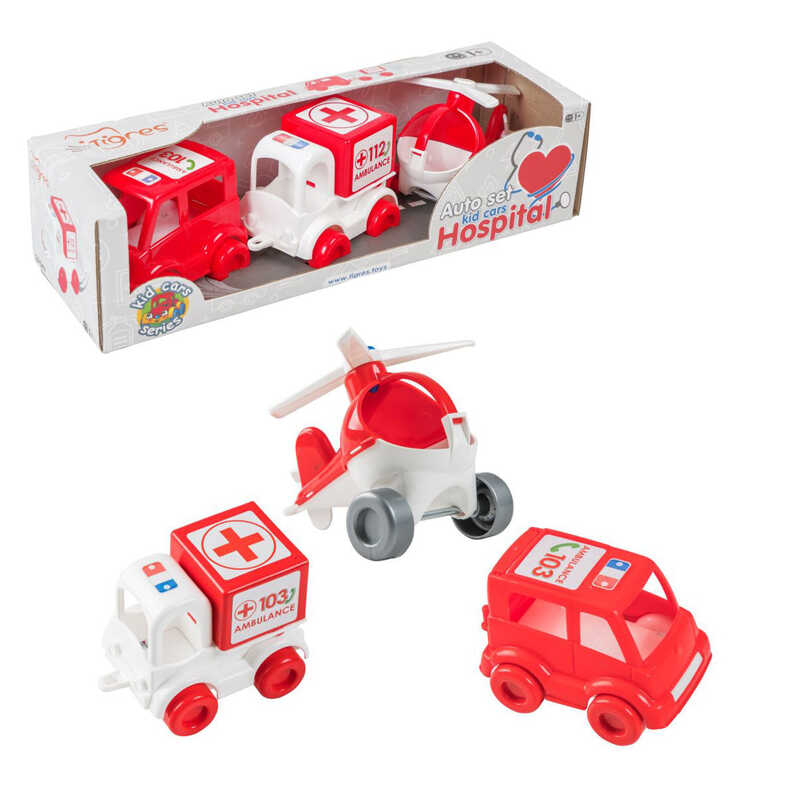 гр Набір машинок “Kids cars“ 39549 (32) “Tigres“, “Швидка допомога“, в коробці гр Набір машинок “Kids cars“ 39549 (32) “Tigres“, “Швидка допомога“, в коробці