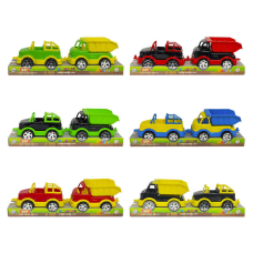 гр Набір машинок “Mini Matiki“ 002/6 (12) “Bamsic“, 2 машинки, в плівці