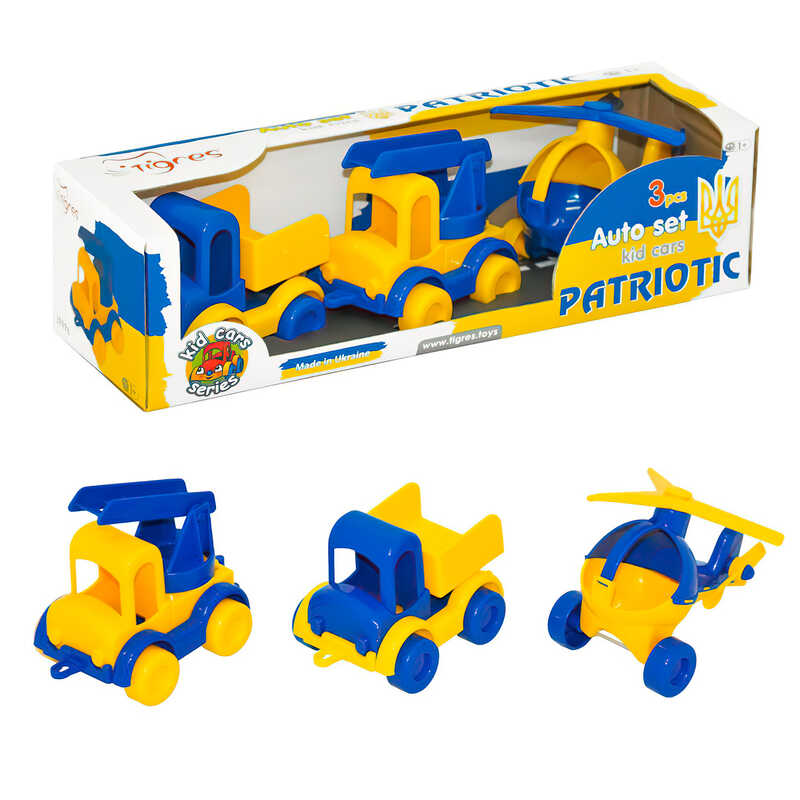 гр Набір патріотичних машин “Kids cars“ 39996 (20) “Tigres“, в коробці
