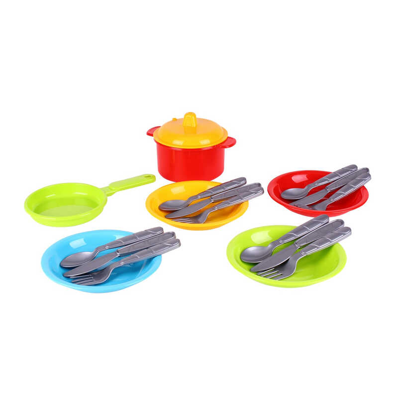 гр Набір посуду “Маринка 10“ 1646 (30) “Technok Toys“, каструля, сковорідка, кришка, 4 тарілки, 4 комплекти столових приладів, в пакеті гр Набір посуду “Маринка 10“ 1646 (30) “Technok Toys“, каструля, сковорідка, кришка, 4 тарілки, 4 комплекти столових приладів, в пакеті
