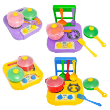 гр Набір посуду “Ромашка“ 39150 / DKT1 (13) 2 кольори, “Tigres“, 7 елементів, з плитою, в сітці