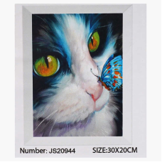 Алмазна мозаїка JS 20944 (50) “TK Group“, “Котик“, 30х20 см в коробці