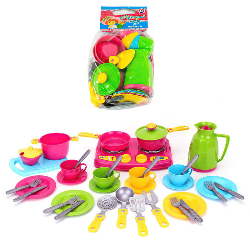 гр Набір посуду №7 3589 (8) “Technok Toys“, в пакеті 