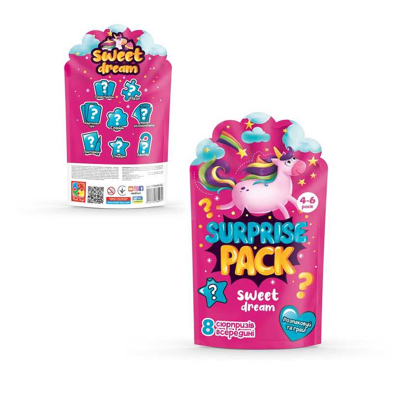 гр Набір сюрпризів “Surprise pack. Sweet dreams“ VT 8080-02 (10) “Vladi Toys“