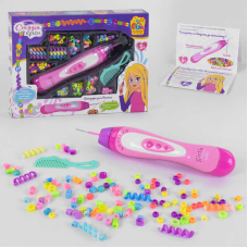 гр Набір перукаря 38911 (18/2)“Fun Game“, пристрій для нанизування намистин, на батарейках, в коробці