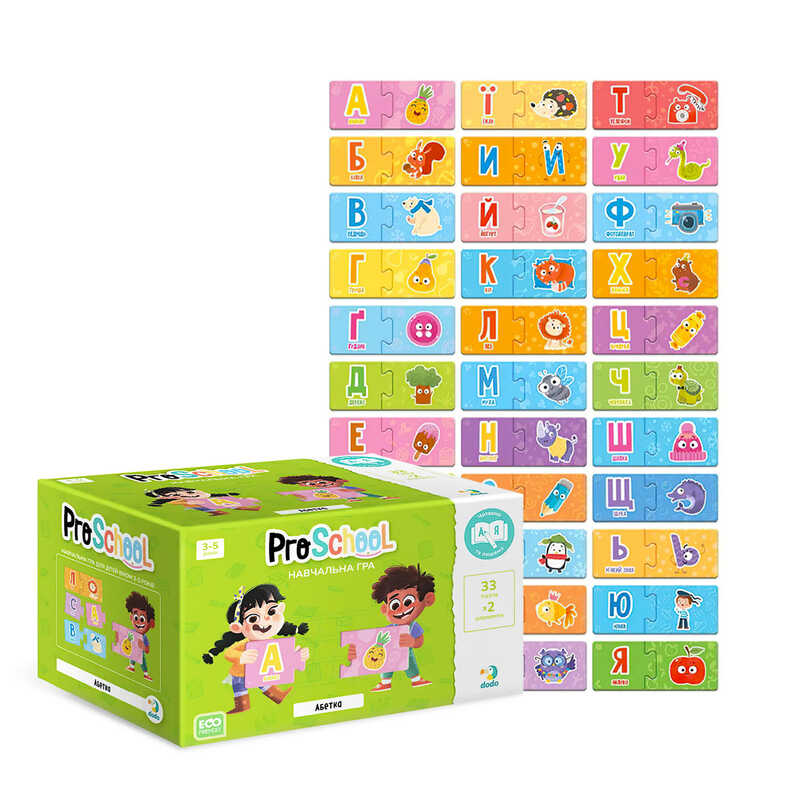 гр Навчальна гра “Абетка“ 301210 (40) “Dodo“