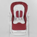 Стільчик для годування Toti W-22019 (1) м“який PU, м“який вкладиш, 4 колеса, знімний столик, в коробці