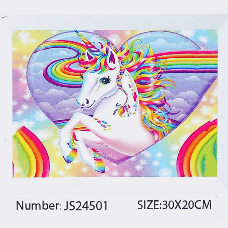 Алмазна мозаїка JS 24501 (50) “TK Group“, 20х30 см, “Єдиноріг“, в коробці Алмазна мозаїка JS 24501 (50) “TK Group“, 20х30 см, “Єдиноріг“, в коробці