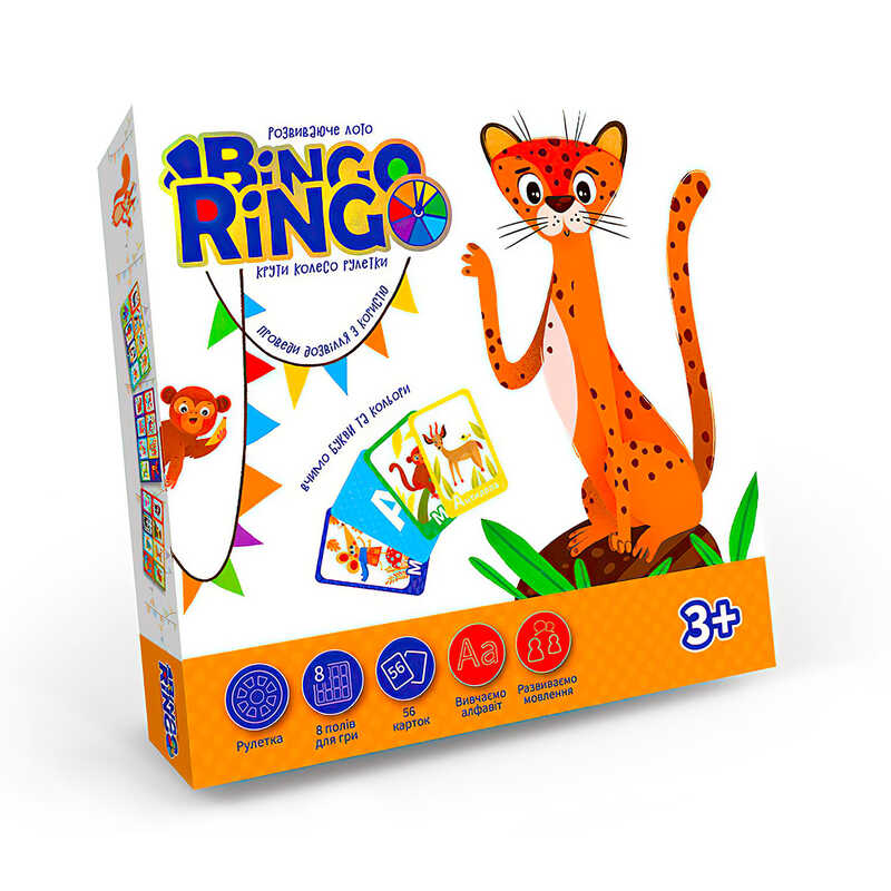 гр Настільна гра “Bingo Ringo“ GBR-01-01U УКР “Леопард“ (10) “Danko Toys“