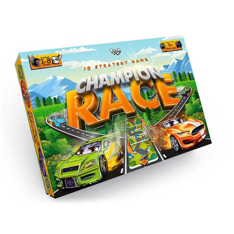 гр Настільна розважальна гра “Champion Race“ G-CR-01-01 (10) “Danko Toys“, опис укр\рос мовами