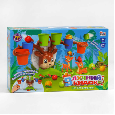 гр Настільна гра “Влучний кидок“ 39889 (12) “4FUN Game Club“, пісочний годинник, кульки, стаканчики, в коробці