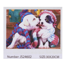 Алмазна мозаїка JS 24602 (50) “TK Group“ “Тварини“, 30х20 в коробці