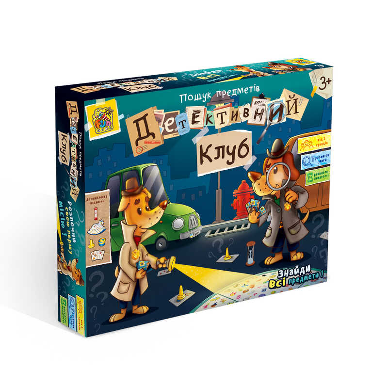 гр Настільна гра “Детективний клуб“ 54054 (12/2) “4FUN Game Club“, у коробці