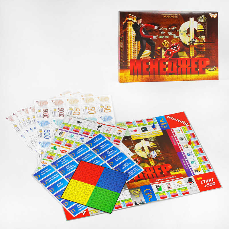 гр Настільна гра “Менеджер“ DTG28-U (20) “Danko Toys“, у коробці