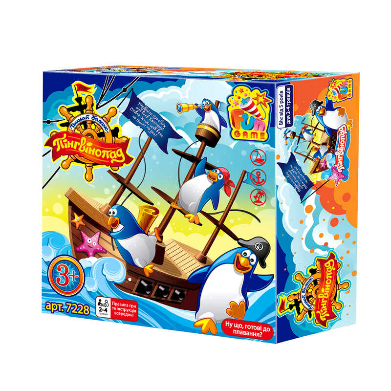гр Настільна гра “Пінгвінопад“ 7228 (12) “4FUN Game Club“, у коробці