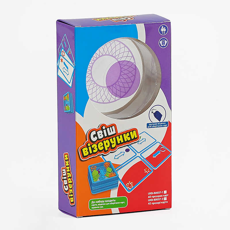 гр Настільна гра “Свіш візерунки“ UKB-B 0037-1 (40) “4FUN Game Club“, 42 карти, українською мовою, в коробці