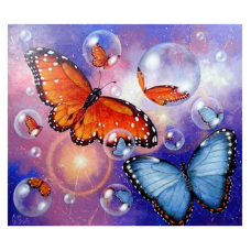 Алмазна мозаїка JS 24623 (50) “TK Group“, “Метелики“, 30х20 в коробці