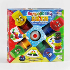 гр Настільна гра “Кольоровий батл” 39402 (12) “4FUN Game Club“, 24 картки, 15 капелюхів, дзвінок, в коробці