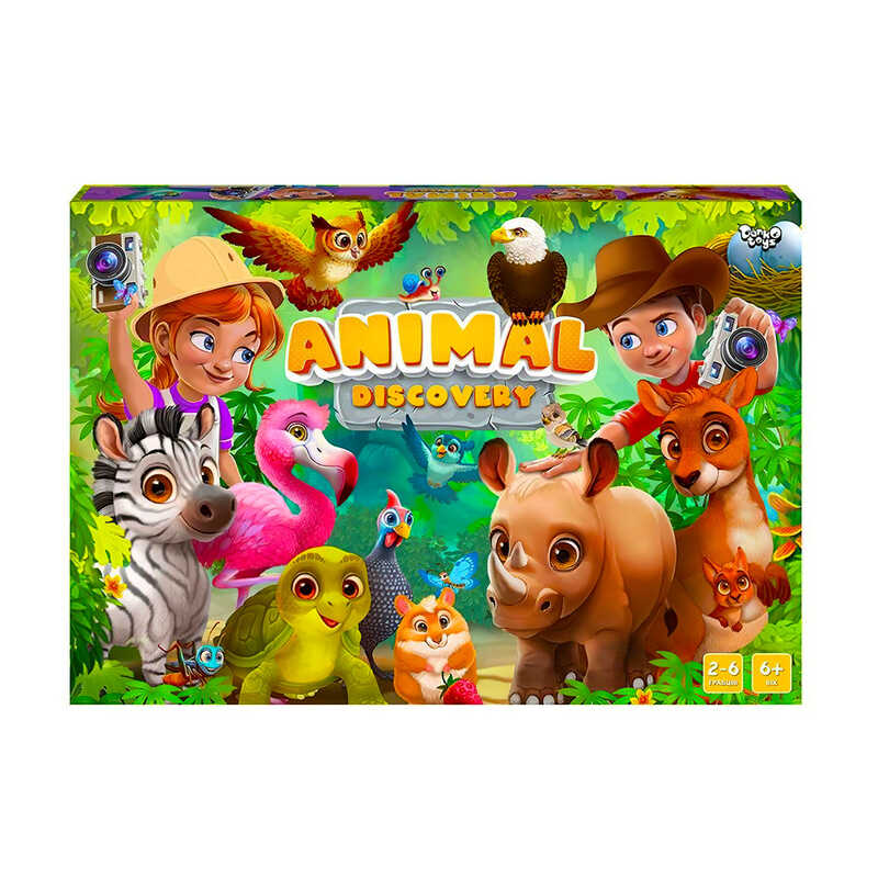 гр Настільна гра “Animal Discovery“ G-AD-01-01U УКР. (10) “Danko Toys“