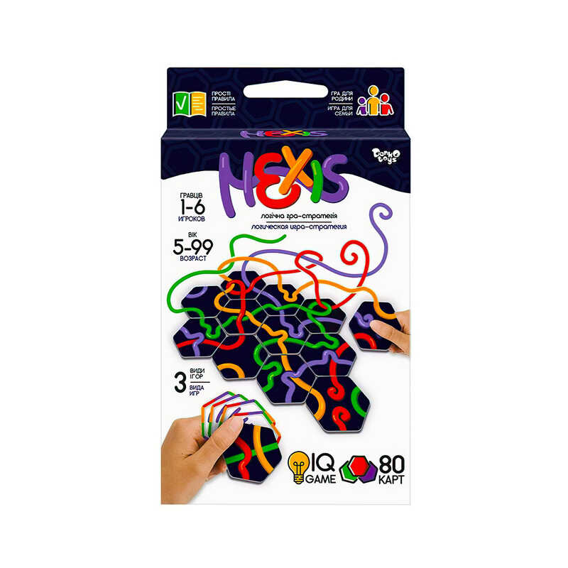 гр Настільна гра “Hexis“ G-HEX-01-01 (32) “Danko Toys“, опис укр\рос мовами