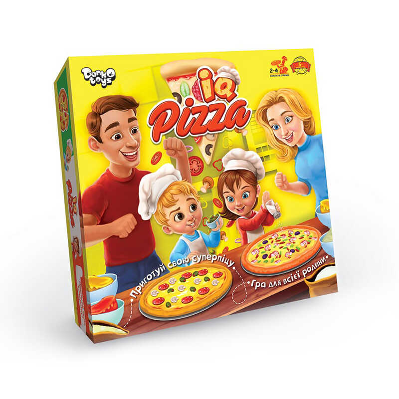 гр Настільна розважальна гра “IQ Pizza“ (УКР) (10) G-IP-01U “Danko Toys“, в коробці