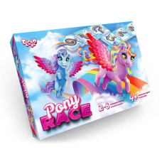 гр Настільна розважальна гра “Pony Race“ G-PR-01-01 (10) “Danko Toys“, опис укр\рос мовами